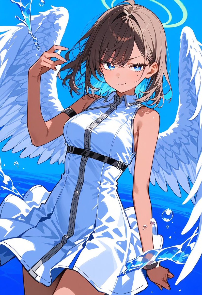 天使の水しぶきです。

#みんなで作るAI納涼祭