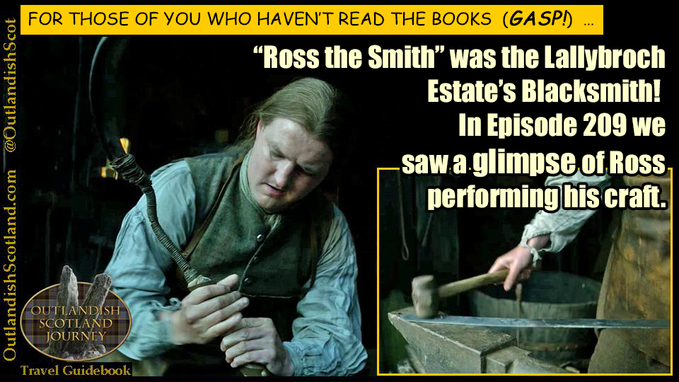 OutlandishScot's tweet photo. Today’s first #Outlander Ross the Smith rerun (in honor of Scott Kyle’s June 27th birthday) is from Us; @scottjkyle1 @Writer_DG #ReadTheBooks https://t.co/v8DU0FgZLI