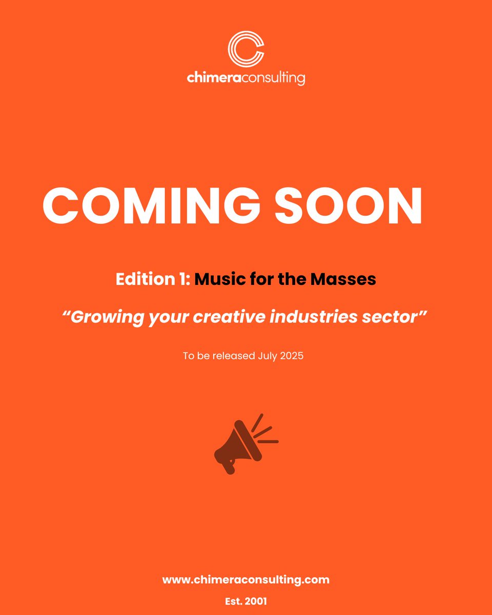 Chimera Consulting (@chimeraconsult1) on Twitter photo I am creating a series of mini reports exploring a number of "hot topics" in the #econdev / #workforce development and #regeneration arena.
All informed by my direct research and evaluation work.
First edition (July 2025): Growing your #Creative Industries.
#iedc I am creating a series of mini reports exploring a number of "hot topics" in the #econdev / #workforce development and #regeneration arena.
All informed by my direct research and evaluation work.
First edition (July 2025): Growing your #Creative Industries.
#iedc