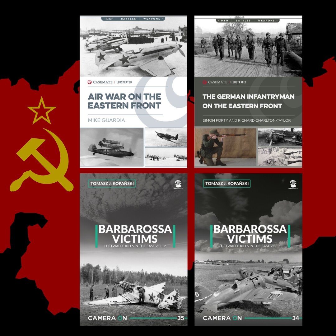 #OnThisDay in 1941, #OperationBarbarossa began — Nazi Germany’s massive invasion of the Soviet Union, joined by several of its Axis allies.

💥Don't forget to take advantage of our Flash sale! 30% off ALL books in the Casemate imprint!
🛒shorturl.at/CVnt3

#wwiihistory