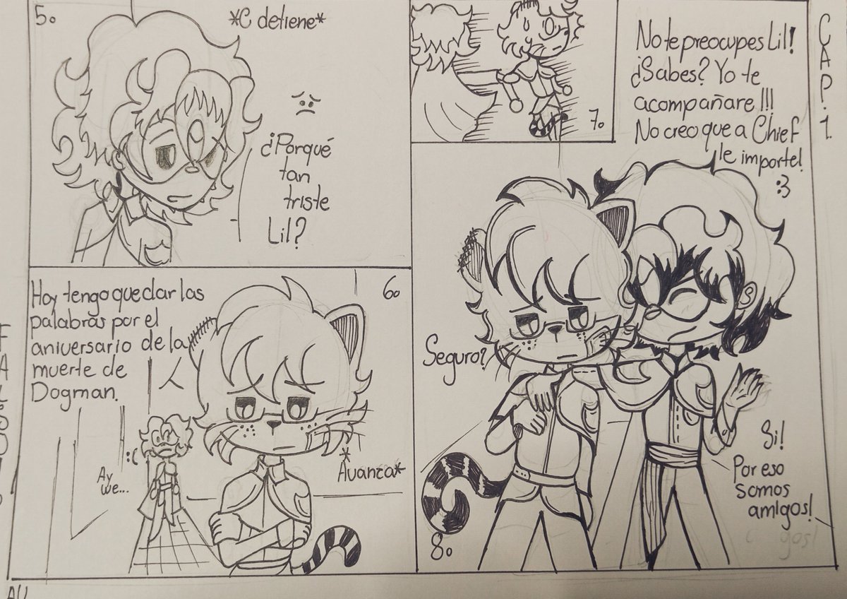 BalBetziArt742's tweet photo. “FALSO! COMIC AU DOGMAN” 🩷💛⚡💥.
CAPITULO 1.1
“Amistad”
#LilPetey #au #dogman #comic #aucomic #petey #random #dibujo #draw https://t.co/3W3eLeWisK