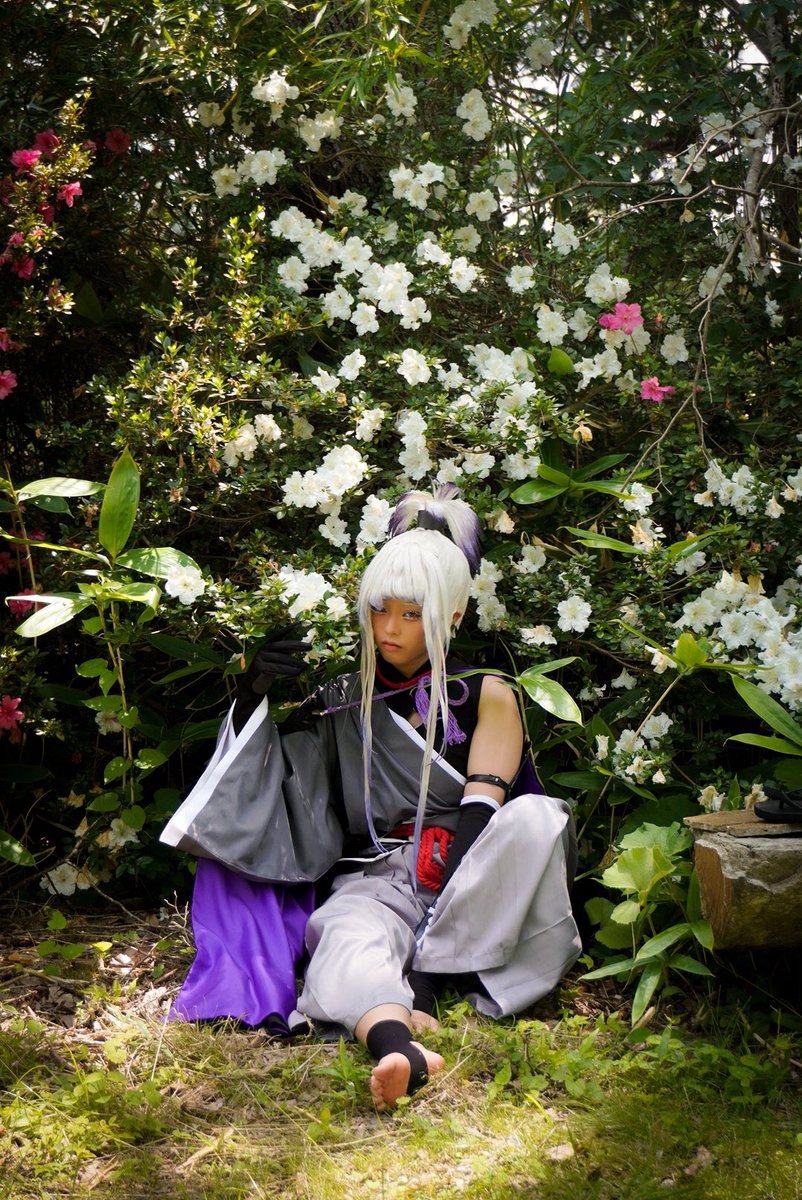⚠️Cosplay / 刀剣乱舞 人間無骨

　　　　　雅であル、と

📸⇒呼吸

#せんなん夢コス
#白石城