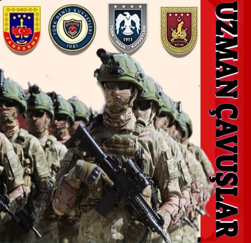 Uzman Çavuşlarımızın hepsi Milli Kahramandır.

Terörün bitmesi için Kahramanca çarpıştı #UzmanÇavuşlar
Bugün terörsüz Türkiye konuşuluyorsa bunu sağlayan Canıyla Kanıyla bu kahramanlardır.
Türk Silahlı Kuvvetlerinin en fazla şehit gazi olan camiasının 39 yıldır mağduriyetleri
