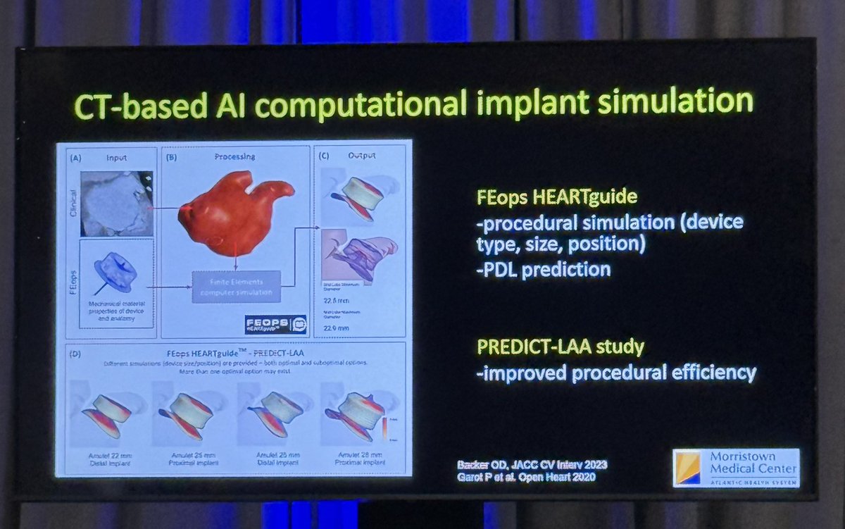 CorsAtTheShore's tweet image. Cardiac Imager extraordinaire @KKoulogiannis closes out the 1st session of  #StructuralHeart at #Cors2025 and discussing the ever hot topic of #AI and predictive software modeling. #DASI. Amazing potential and technological advancements with sig challenges ahead. @AtlanticHealth
