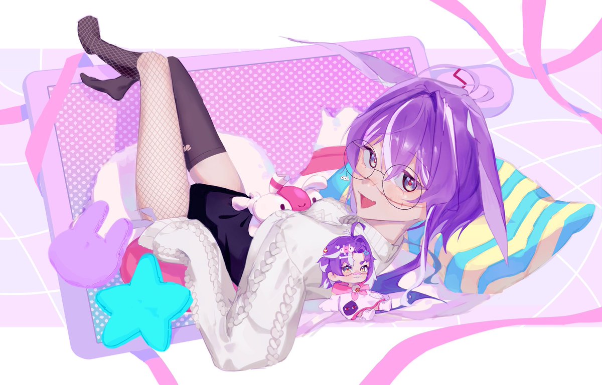 ori6116's tweet photo. 🩷💜🩷
#MichiMochiArt https://t.co/AMX3dIx7Ws