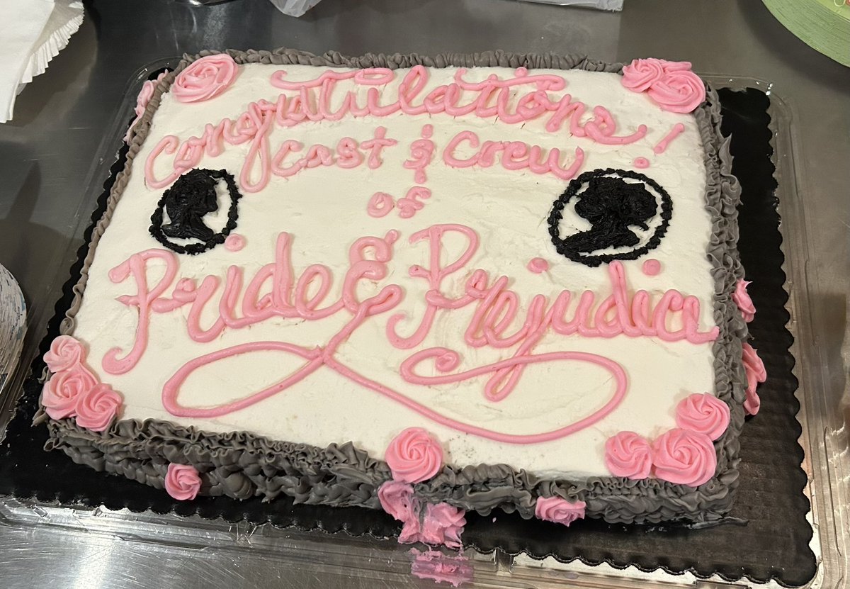 It’s a bittersweet day today… it’s our last performance of “Pride &amp; Prejudice” at 2:00 PM. ❤️

I’ll be doing an Instagram Takeover on the newtownartscompany page. 🎭

There’s still time to grab tickets for this almost sold-out performance! newtownac.booktix.com/dept/Main/e/PP