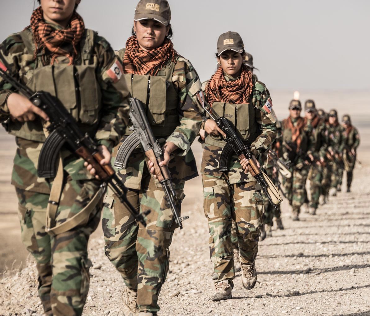 PAKenglishh's tweet image. #ZhinaAmini’s voice was silenced but these women made sure it echoes through the mountains.
The female forces of PAK are her friends, her legacy, her fight.
#Rojhalat