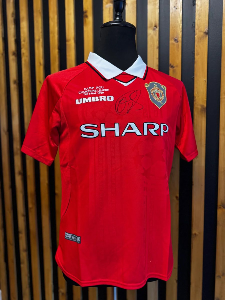 Artabilia's tweet photo. 👕 | Ole Gunnar Solskjaer Signed, 1999 UEFA Champions League Final Edition, Manchester United Strip.

£399.99

Available to purchase on our website now.

https://t.co/JYaFox8bfq https://t.co/3S4oiM1dKG