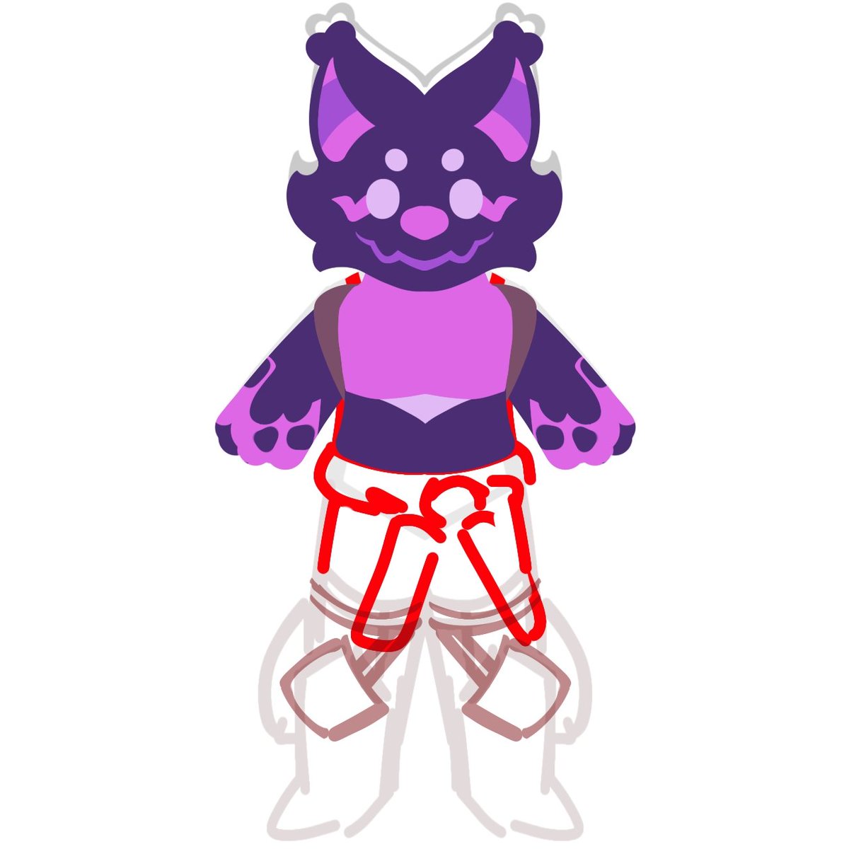 <a href="/PhantomMeowMeow/">Phantom Meowscles</a> Fun fact I actually started making a  grimstrosity child a while back but I never got around to finishing it