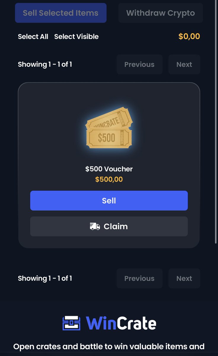 Why are the <a href="/WinCrate/">WinCrate</a> rewards so goated...
Just got 65$ from rewards and went 500$ upgrade
🎉 To celebrate it 25$ to someone who
🚨 Retweet+ Tag 2 friends
Try your luck: wincrate.com/?code=night