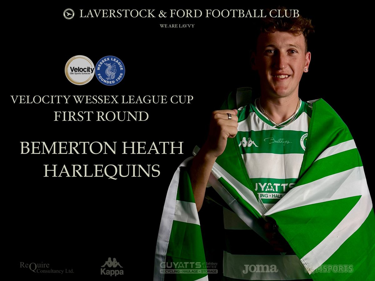 Laverstock & Ford FC (@lavvyfc) on Twitter photo GET IN | 🏆 Draw
“Well I guess if there was ever a draw to kick off the <a href="/WessexLeague/">Velocity Wessex League</a> Cup it would be Lavvy vs <a href="/BemertonHeathFC/">Bemerton Heath Harlequins</a> down the Dell under the lights!
It’ll be a great chance for a bumper local crowd to come & enjoy the fixture. We were looking forward to Derby days GET IN | 🏆 Draw
“Well I guess if there was ever a draw to kick off the <a href="/WessexLeague/">Velocity Wessex League</a> Cup it would be Lavvy vs <a href="/BemertonHeathFC/">Bemerton Heath Harlequins</a> down the Dell under the lights!
It’ll be a great chance for a bumper local crowd to come & enjoy the fixture. We were looking forward to Derby days