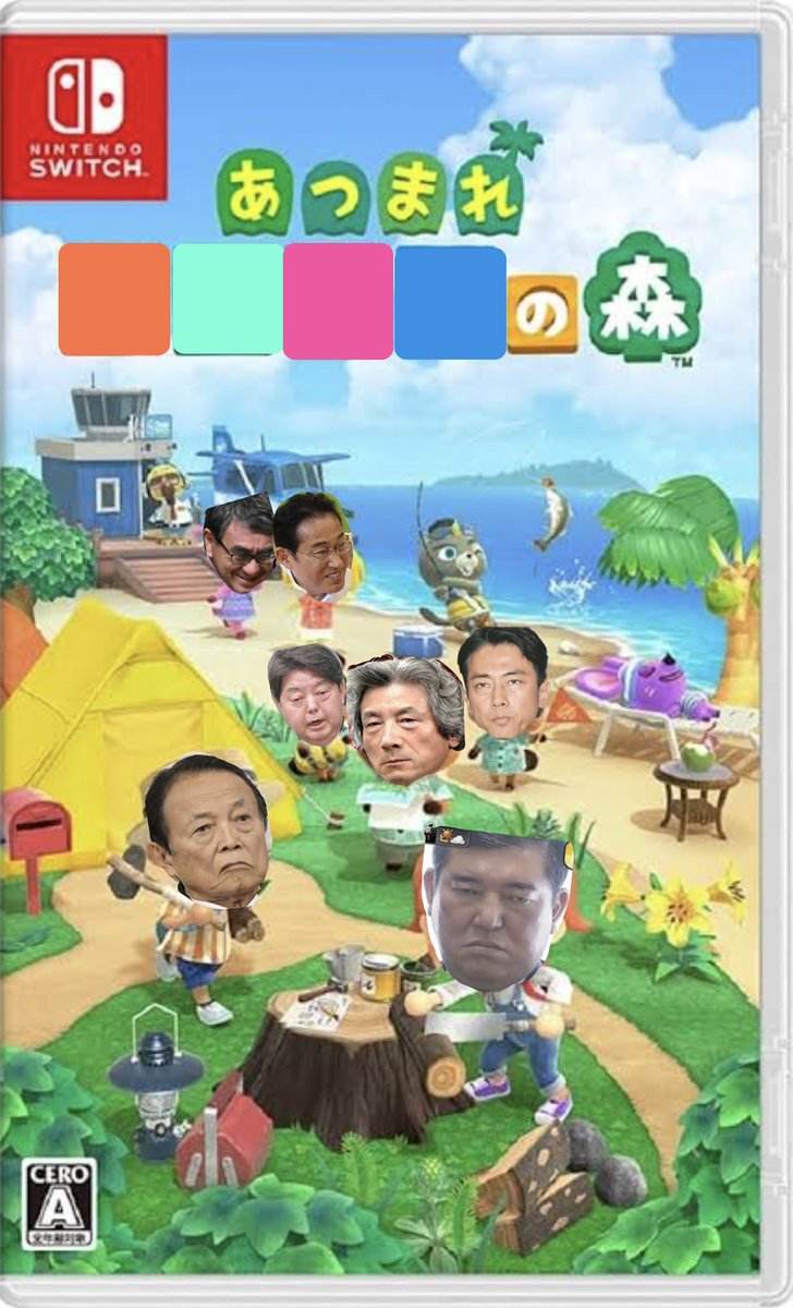 taitai_m_ONE's tweet image. お題　このゲームのタイトルを決めてください
#政治家
#大喜利
#お題