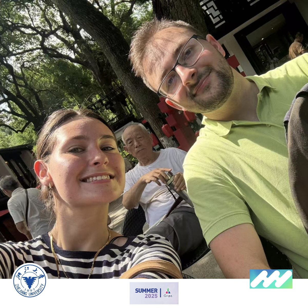 iPlantMicro's tweet image. Proud of Joana and André that just began their GRIPS fellowships at @ZJU_official! Over the next 6 weeks they will learn various techniques and immerse in Chinese culture —a wonderful way to connect people and strengthen research collaborations! 🇵🇹🫰🏻🇨🇳 @itqbnova @greenit_bio4sus