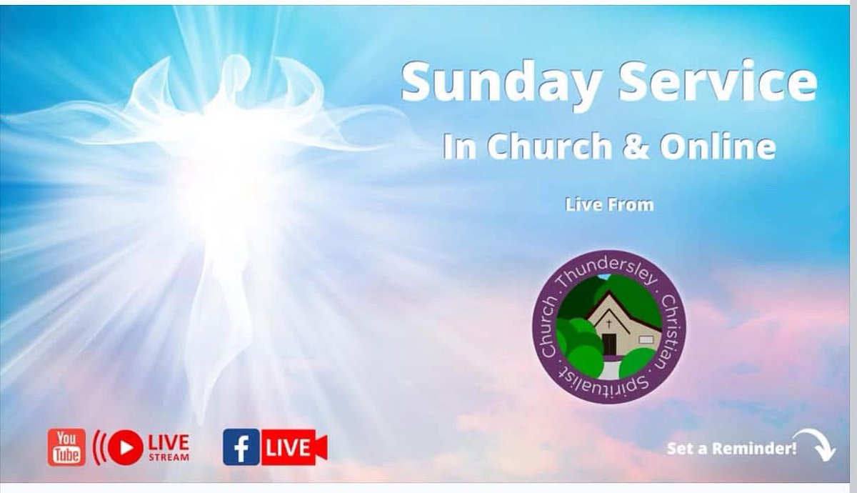 mediumDebClarke's tweet image. Next Sunday 29th at 6.30 pm I will be online doing free mediumship readings with Thundersley spiritualist church during their Sunday service.
This will be on their Facebook page.