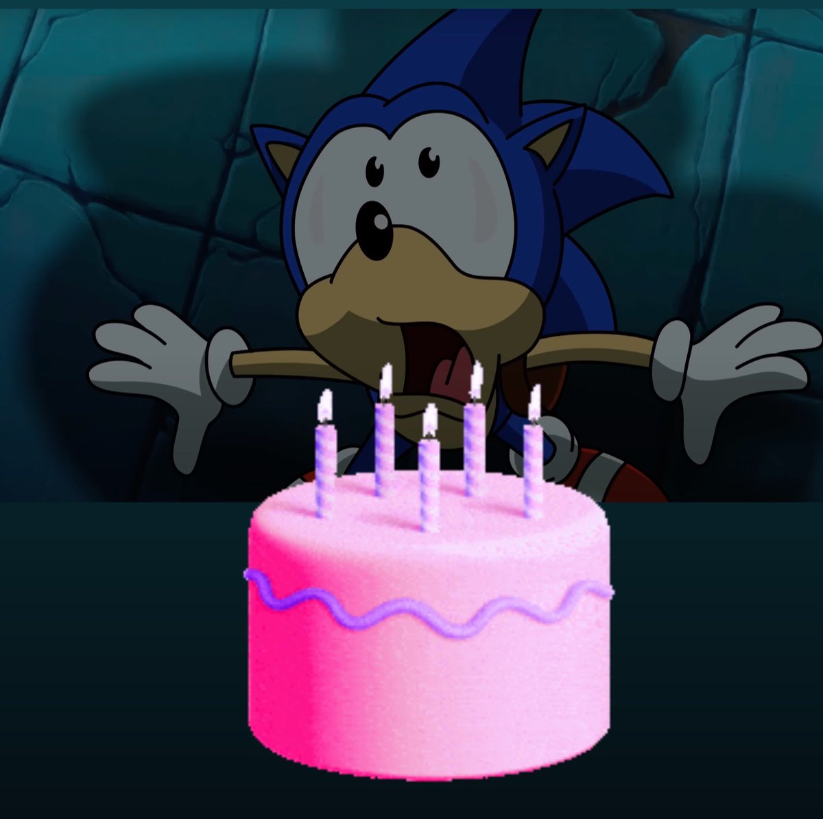 …and… guess who’s special day it is tomorrow?

Hint: It’s definitely a blue hedgehog. 🤭