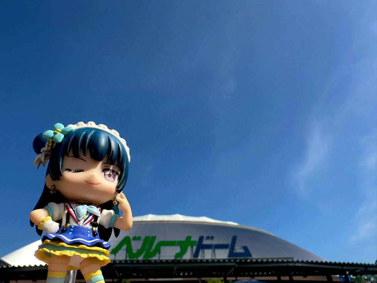 hirui090's tweet photo. ありがとうAqours！ありがとうフィナーレ！ありがとうベルーナドーム！死ぬほど暑くて、これでもかってくらい汗かいて、精一杯の大声で10年間の感謝を伝えたよ！！！またAqoursに逢う日まで！！！
#AqoursFinaleLive 
#Aqours永久Stage_Day2 https://t.co/biFC4mWn4c