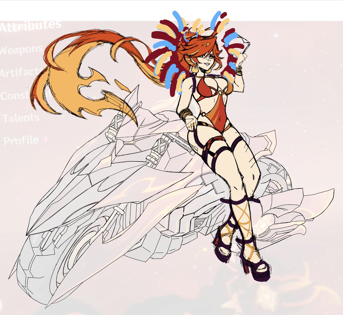 finally adding a special someone to the collection ❤️‍🔥 #wip
