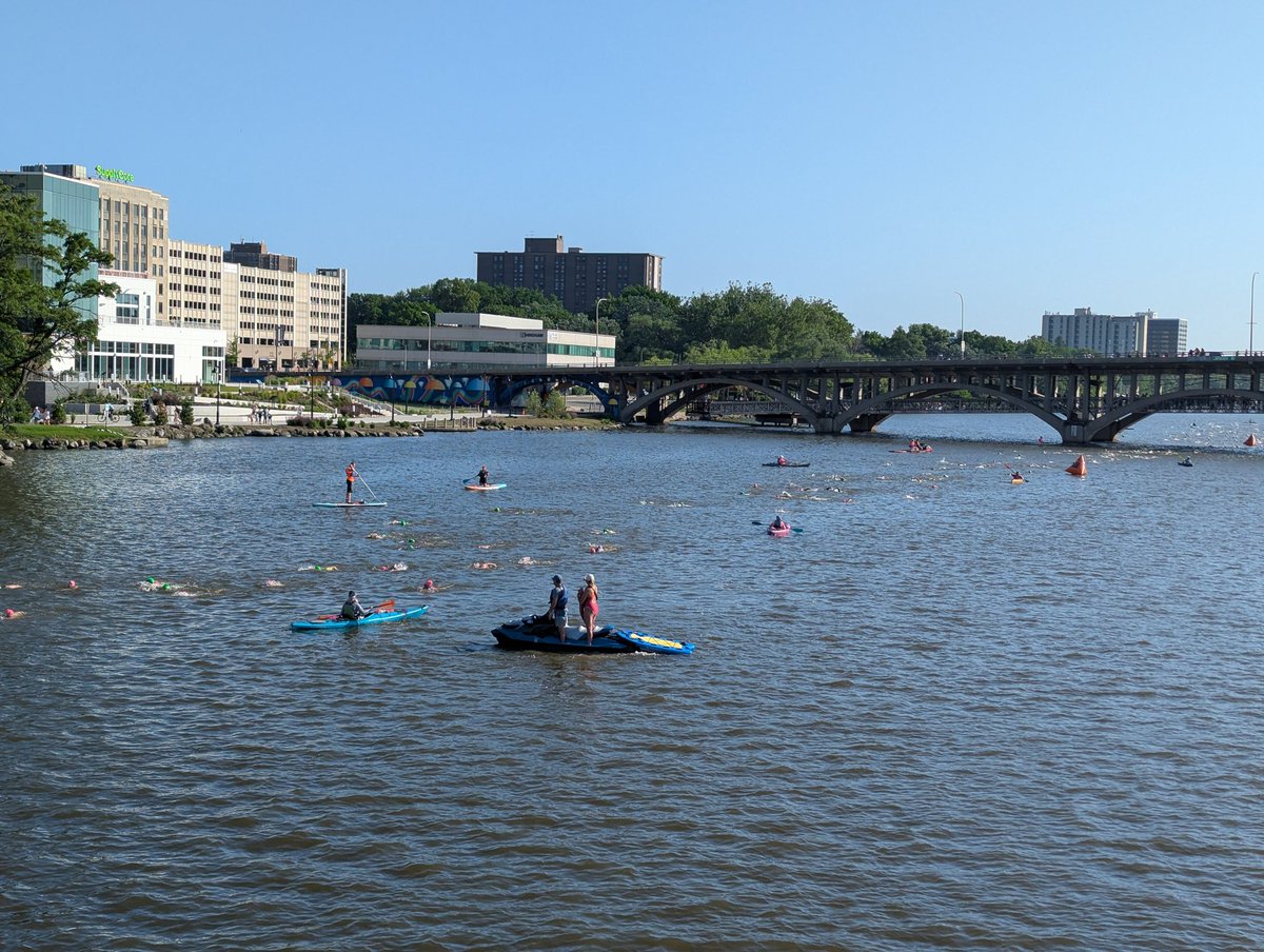 Inspiring to see so many Ironman athletes in action. Congratulations, Rockford, for executing such a fantastic event! #GoRockford #Ironman