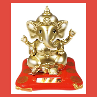 金運爆上げ 特別祈祷 金運を呼ぶ！タイ製純銅製ガネーシャ ネック