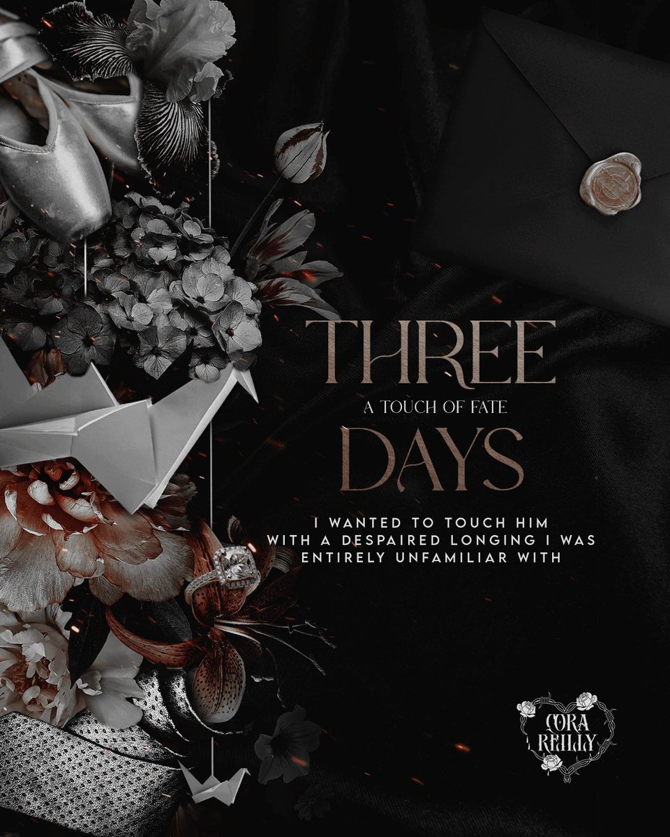 3 DAYS!
25th June
A Touch of Fate by <a href="/CoraReillyBooks/">Cora Reilly</a> will go 𝐋𝐈𝐕𝐄
#𝐏𝐑𝐄𝐎𝐑𝐃𝐄𝐑 books2read.com/atouchoffatecr
❤️‍🔥 𝘼 𝙏𝙤𝙪𝙘𝙝 𝙤𝙛 𝙁𝙖𝙩𝙚 𝙬𝙞𝙡𝙡 𝙗𝙚 𝙖 𝙡𝙞𝙫𝙚 𝙧𝙚𝙡𝙚𝙖𝙨𝙚 𝙤𝙣 𝘼𝙢𝙖𝙯𝙤𝙣

#MafiaRomance #ArrangedMarriage #AgeGap 
<a href="/TheNextStepPR/">The Next Step PR</a> #ComingSoon