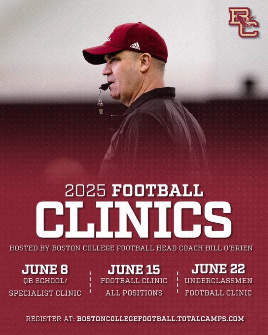 GaVin English (@gavin_english66) on Twitter photo Can’t wait to compete at <a href="/BCFootball/">Boston College Football</a> underclassmen camp TODAY !!!! <a href="/Coach_JDiBiaso/">Jonathan DiBiaso</a>
<a href="/JPWalters4/">JP Walters</a>
<a href="/CoachMartinESA/">Coach Martin</a>
<a href="/Watson_718/">William Watson</a>
<a href="/ValdamarTBrower/">Valdamar Brower</a>
<a href="/CentralFB413/">Springfield Central Football</a>
<a href="/SpringfieldCHS/">Central High School</a> Can’t wait to compete at <a href="/BCFootball/">Boston College Football</a> underclassmen camp TODAY !!!! <a href="/Coach_JDiBiaso/">Jonathan DiBiaso</a>
<a href="/JPWalters4/">JP Walters</a>
<a href="/CoachMartinESA/">Coach Martin</a>
<a href="/Watson_718/">William Watson</a>
<a href="/ValdamarTBrower/">Valdamar Brower</a>
<a href="/CentralFB413/">Springfield Central Football</a>
<a href="/SpringfieldCHS/">Central High School</a>