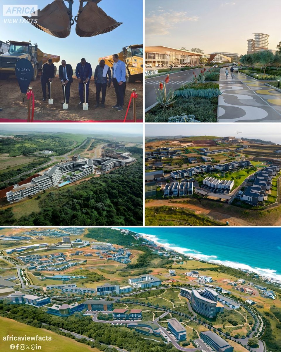 South Africa’s 🇿🇦 Durban North Coast is growing fast, challenging Johannesburg’s northern suburbs.

The Sibaya Coastal Precinct, a major R6 billion project, was just launched.

It’s expected to create over 70,000 jobs in the next five years.