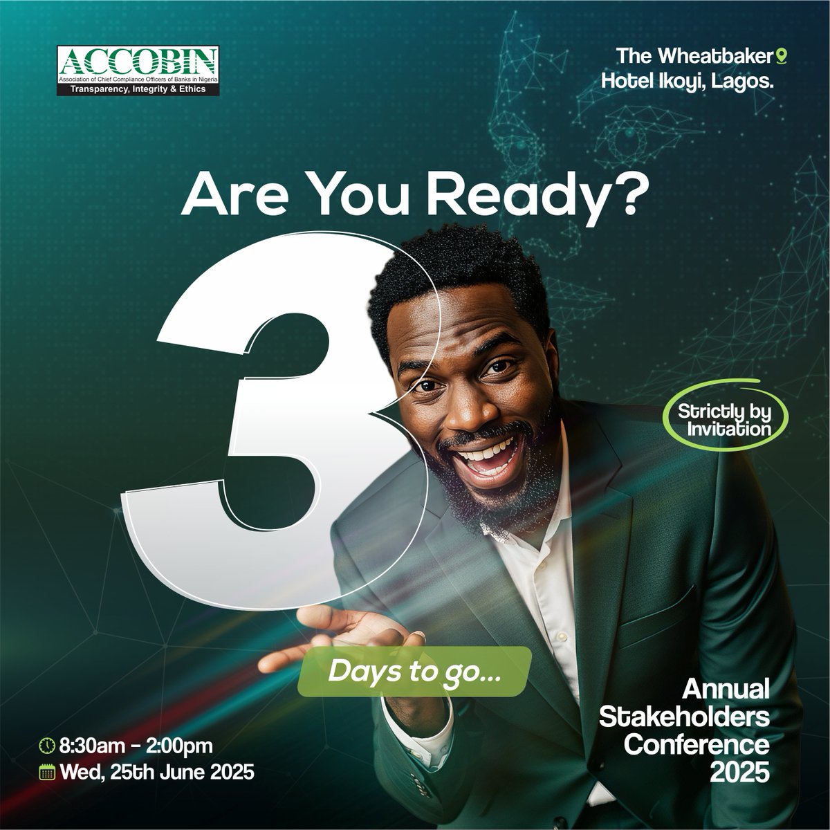 The countdown has hit three (3) days to go...check for your invitation.
