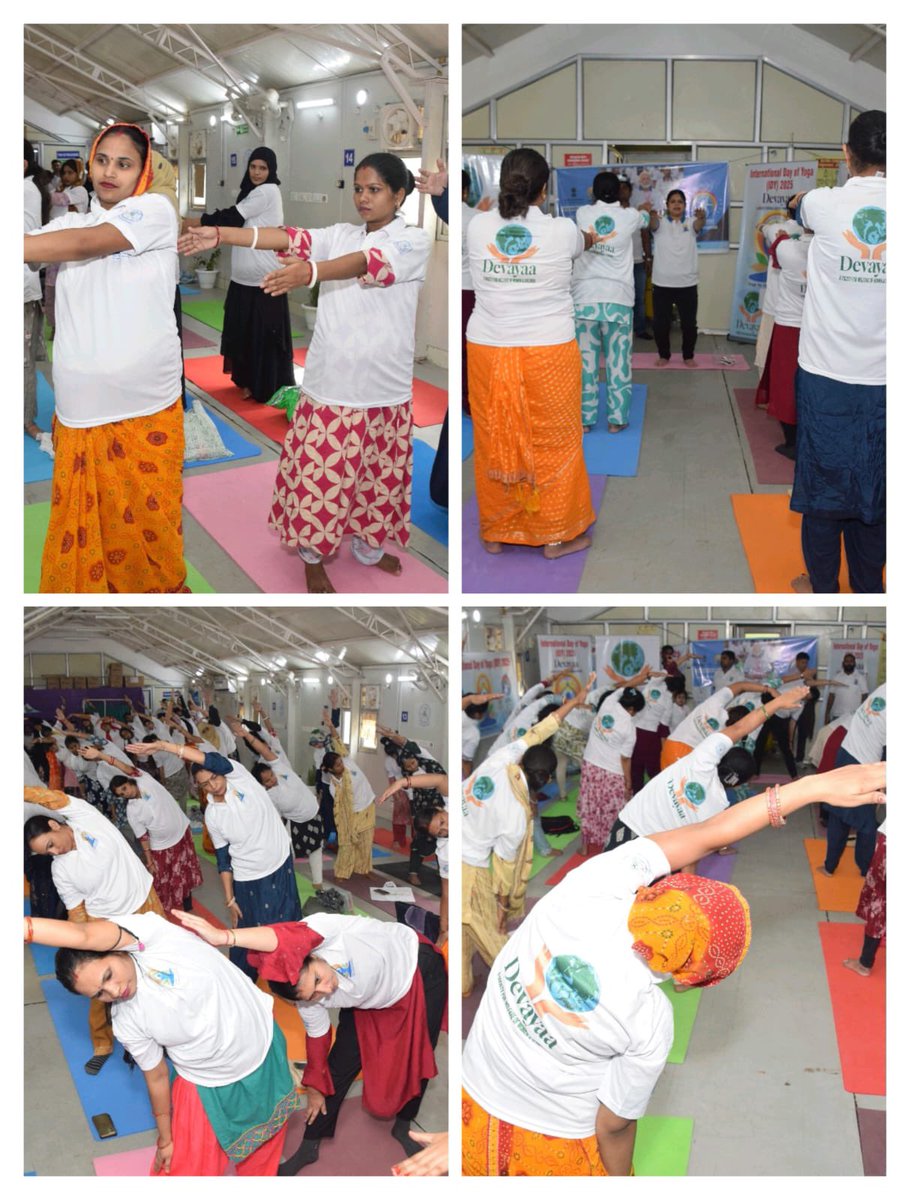 Devayaasociety's tweet photo. Our 10-day prenatal yoga journey under Yog Samavesh by @Devayaa Society concluded yesterday! 1000+ expectant mothers participated at @sjhdelhi 🙏 Grateful to VMMC &amp; SJH for their incredible support throughout this wellness initiative!  #YogSamavesh @moayush @ccrschennai @mdniy https://t.co/kILn1tTIh8