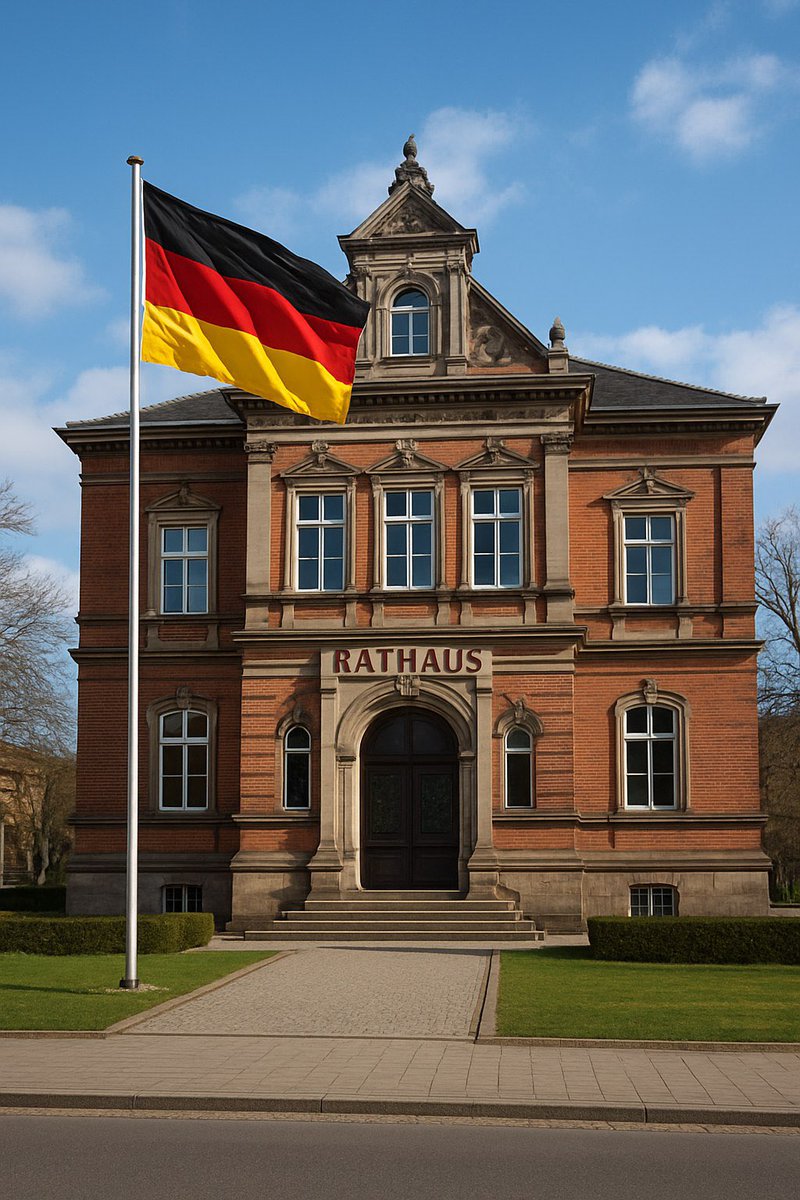 Sollte jedes Rathaus in Deutschland die 🇩🇪 Flagge vor dem Eingang haben?  

A: Ja 
B: Nein

Wenn JA, folge ich dir zurück!! 🇩🇪❤️