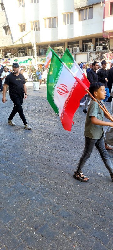#BREAKING 
Iraqis held a protest in Kadhimiya, Baghdad, against Israeli aggression on Iran