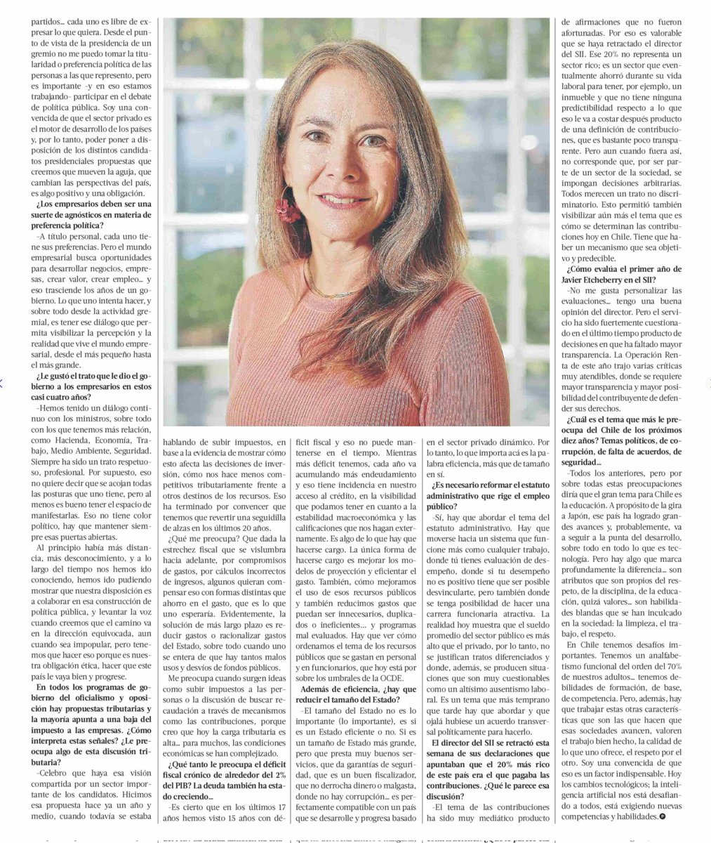 CPC (@cpcchile) on Twitter photo 📈 “Si creciéramos al 4%, en 10 años seríamos Portugal y en 15, España”
En <a href="/latercera/">La Tercera</a> <a href="/susanajimenezs/">Susana Jiménez Schuster</a> pdta CPC, analiza el estancamiento económico y llama a actuar con decisión para retomar la senda del desarrollo.
📰 Lee aquí 👉 latercera.com/pulso/noticia/…
#CPC #Chile #Inversión 📈 “Si creciéramos al 4%, en 10 años seríamos Portugal y en 15, España”
En <a href="/latercera/">La Tercera</a> <a href="/susanajimenezs/">Susana Jiménez Schuster</a> pdta CPC, analiza el estancamiento económico y llama a actuar con decisión para retomar la senda del desarrollo.
📰 Lee aquí 👉 latercera.com/pulso/noticia/…
#CPC #Chile #Inversión
