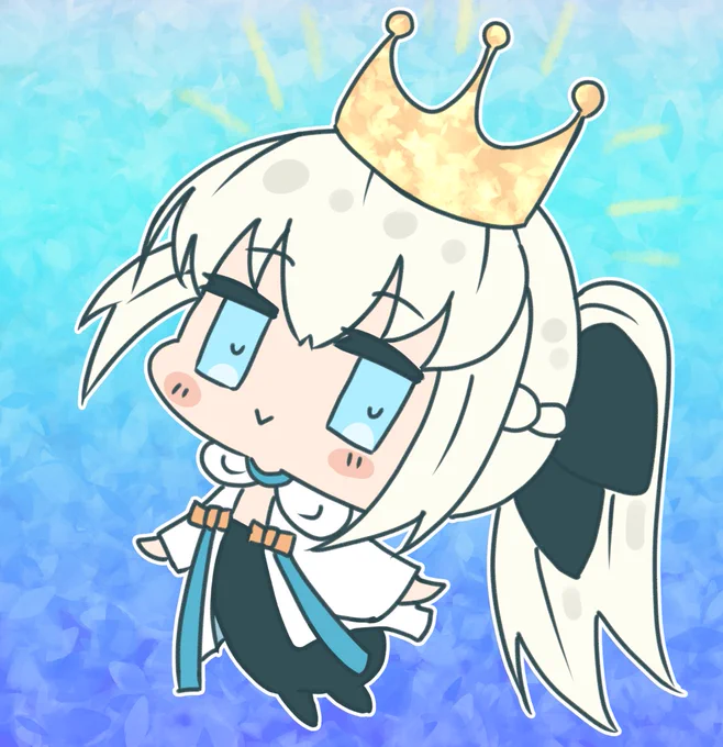#FGO #もるがんちゃん 無事に冠位となったもるがんちゃん。
