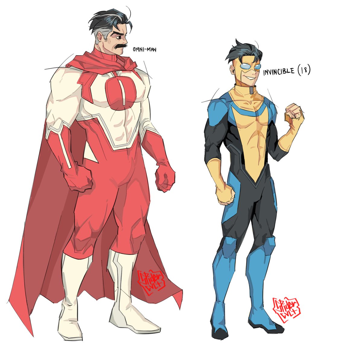are you guys interested in my invincible redesigns
#Invincible