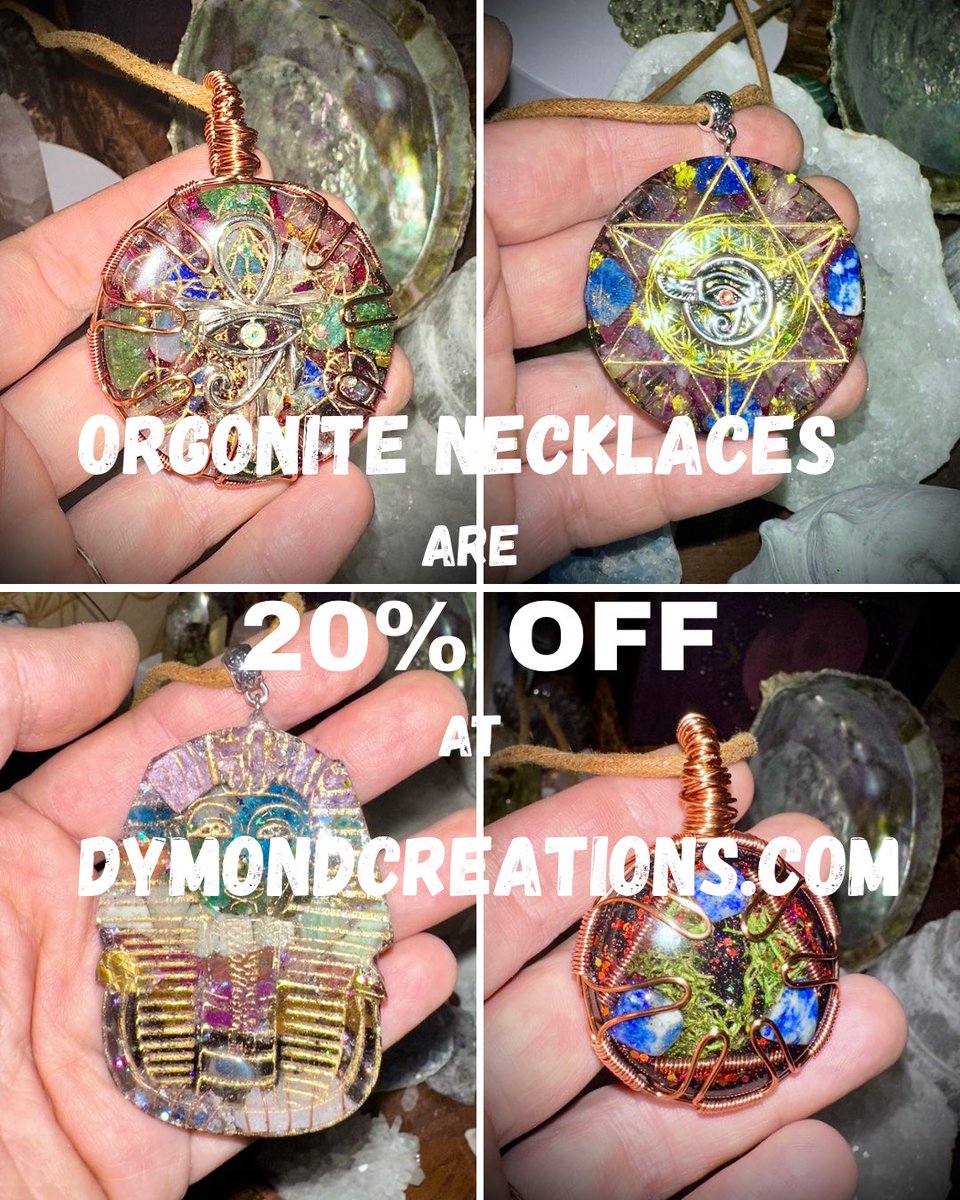 DymondCreations's tweet photo. ✨If you been looking for wearable EMF protection devices, here they are with 20% OFF today at https://t.co/Ck5Z11DVXR
Handmade with love and care, always🥰🫶✨
#orgonite #emfprotection #psychicprotection https://t.co/3AXBbo1XOP