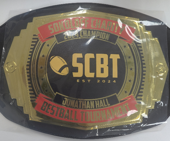 SCBTournament's tweet image. During the 2024 Sokoloff Charity Bestball Tournament we had @Reddit_FF & @KingKotch (and more) win signed jerseys and @hallllerjono brought home the SCBT title belt.
Big announcements for the 2025 tournament coming soon 👀👀👀
#SCBT #SCBT2025 #FantasyFootball #CharityBestball