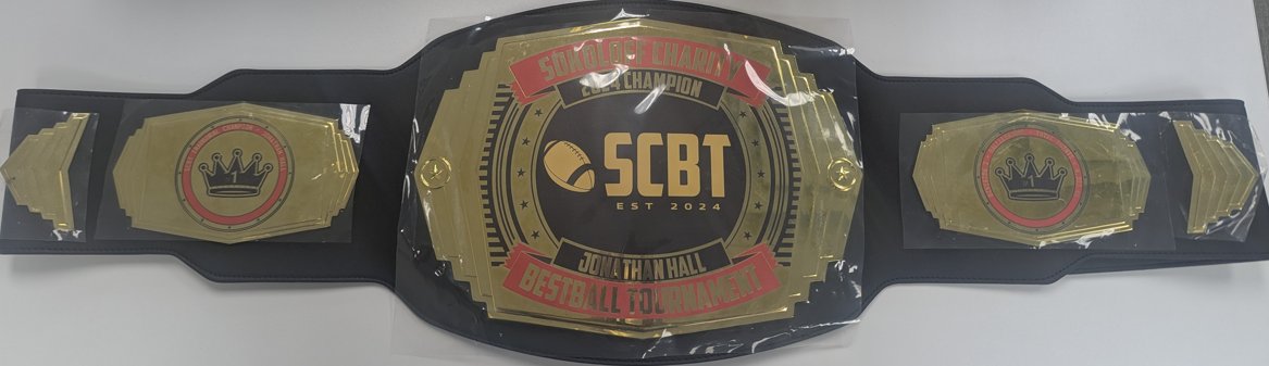 SCBTournament's tweet image. During the 2024 Sokoloff Charity Bestball Tournament we had @Reddit_FF & @KingKotch (and more) win signed jerseys and @hallllerjono brought home the SCBT title belt.
Big announcements for the 2025 tournament coming soon 👀👀👀
#SCBT #SCBT2025 #FantasyFootball #CharityBestball