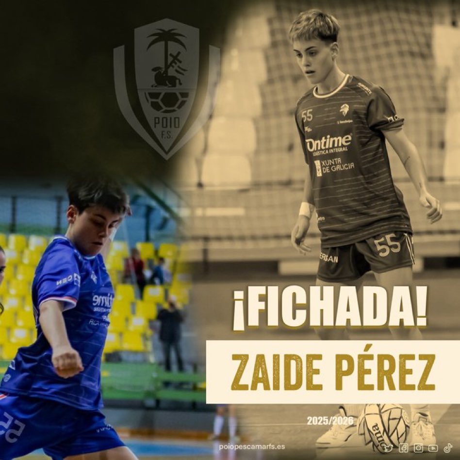 José Antonio Valle (@vallefutsal) on Twitter photo ⬆️Alta en <a href="/PoioPescamarfs/">Poio Pescamar FS</a>
⬆️Zaide Pérez es nueva jugadora de <a href="/PoioPescamarfs/">Poio Pescamar FS</a> para la próxima temporada.
🔴La talentosa zurda ficha por el conjunto pontevedrés tras toda una vida en <a href="/OUontimeFSF/">Ourense Ontime FSF</a>.
📸Via <a href="/PoioPescamarfs/">Poio Pescamar FS</a>
ℹ️:
zonafutsal.com/mercado-de-fic… ⬆️Alta en <a href="/PoioPescamarfs/">Poio Pescamar FS</a>
⬆️Zaide Pérez es nueva jugadora de <a href="/PoioPescamarfs/">Poio Pescamar FS</a> para la próxima temporada.
🔴La talentosa zurda ficha por el conjunto pontevedrés tras toda una vida en <a href="/OUontimeFSF/">Ourense Ontime FSF</a>.
📸Via <a href="/PoioPescamarfs/">Poio Pescamar FS</a>
ℹ️:
zonafutsal.com/mercado-de-fic…