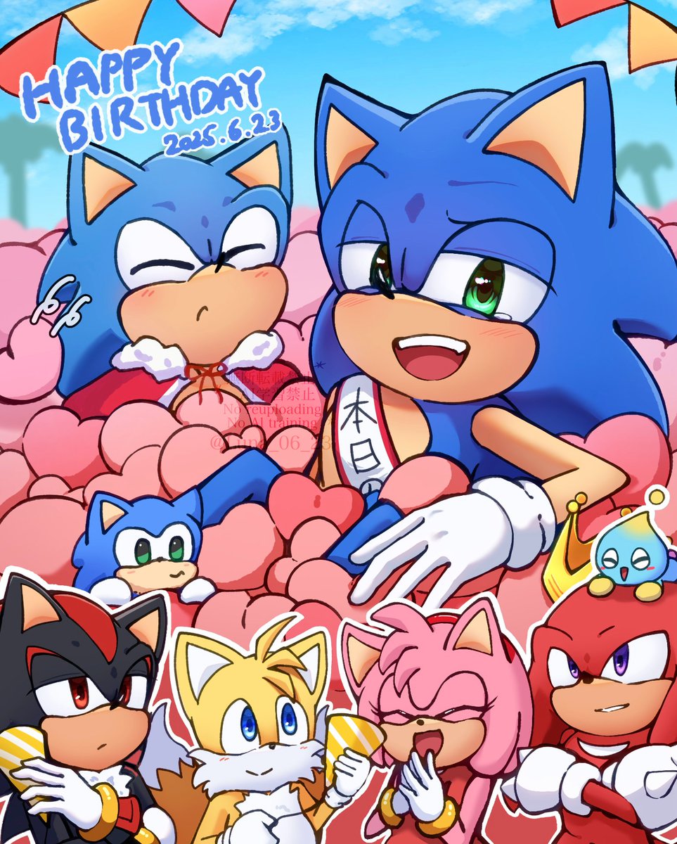 Luna_06_23's tweet photo. ───────​──────

‌ - ̗̀ 🎉𝙃‌𝘼‌𝙋‌𝙋‌𝙔 𝘽‌𝙄‌𝙍‌𝙏‌𝙃‌𝘿‌𝘼‌𝙔🎉  ̖́-

​───────​──────
 #ソニックバースデー2025
 #ソニかつ  #SonicTheHedgehog https://t.co/HjQCuELlxe