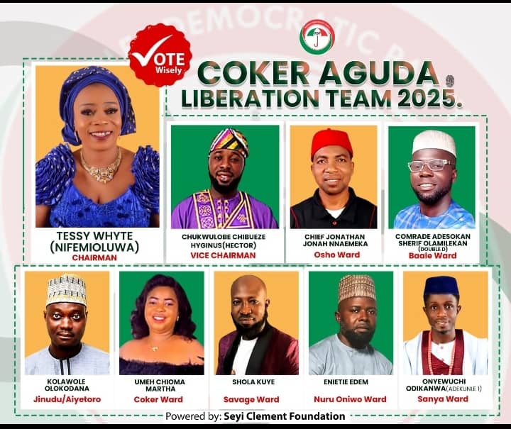 D_Captain_Kuku's tweet photo. See the rubbish PDP is trying to do in Coker/Aguda LCDA because they want power at all cost and bcos they know Coker/Aguda has a large base  of Igbos.
It's only in Lagos that we can try this rubbish. Can a Yoruba go and contest in Awka south to become their local government Chairman? 
9 position are available;
1 chairman
1 vice Chairmans and 
7 Wards Councillors and they gave Yorubas only 2 Councillorship positions. Igbos took the Chairmanship and vice Chairmanship position plus 5 Councillors. Issokay. 
We will wait for them on the 12th of July. If any of the above here wins a position in Coker/Aguda,call me b@stard.