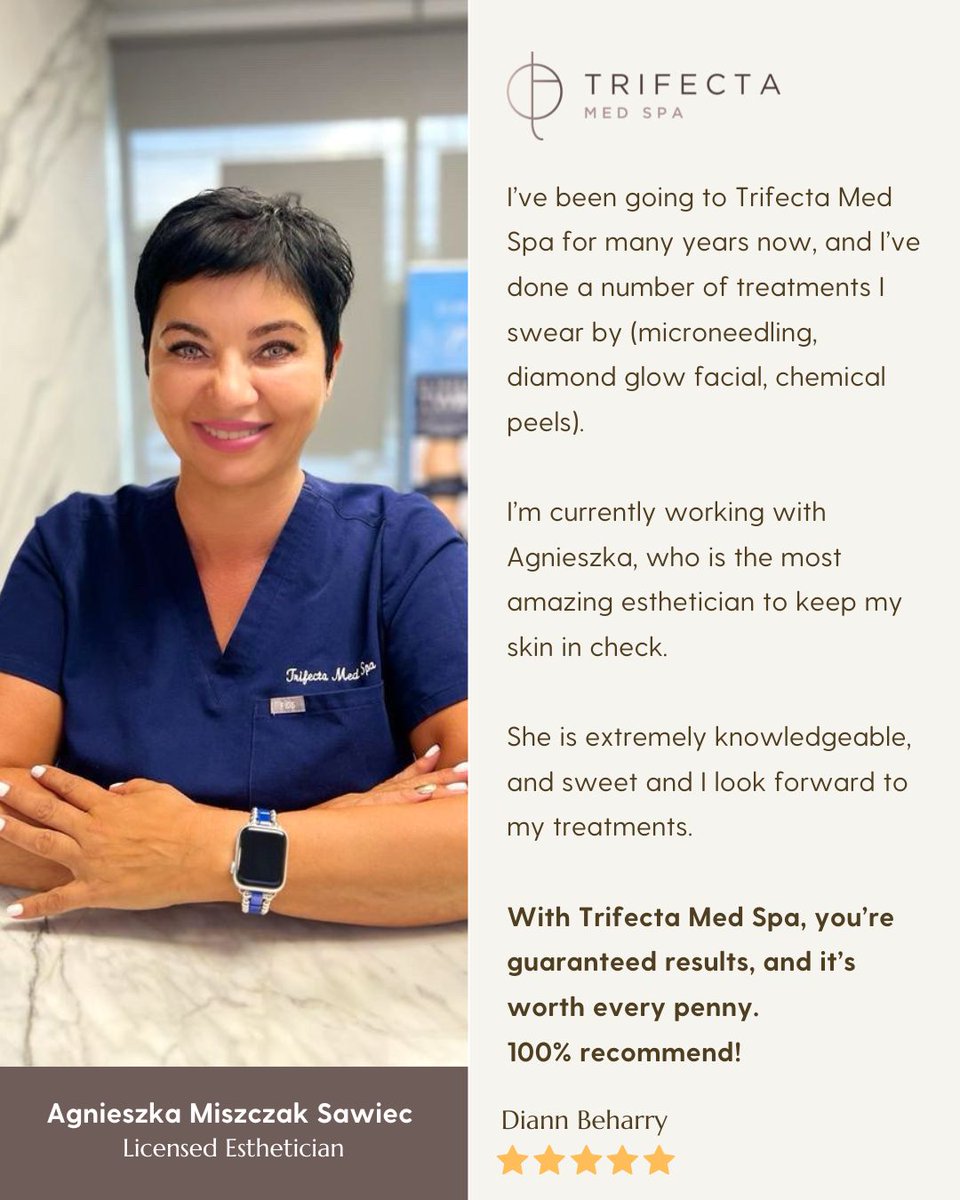 TrifectaMedSpa's tweet photo. We’re so happy to share this beautiful review from our Long Island location! 💫

We’re proud to offer top-tier treatments and personalized care that truly make a difference. 💖 https://t.co/L1rhmcUxYI