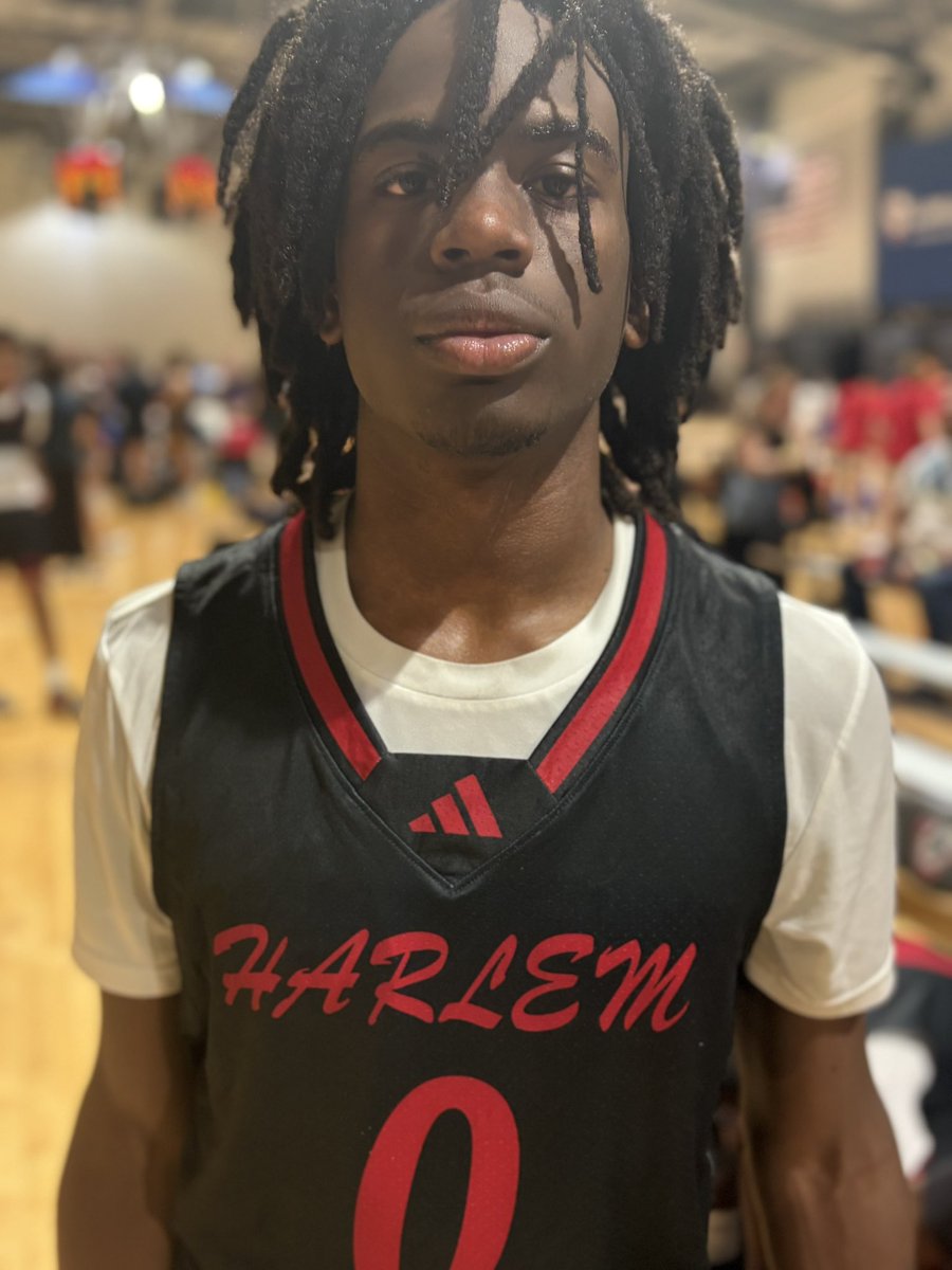 AJ Williams 6’2 G Harlem 2027

Was a matchup nightmare in the win over griffin and caused fits on the defensive end. When he wanted a basket he got it with ease, showed some good vision, and work on the low post.
