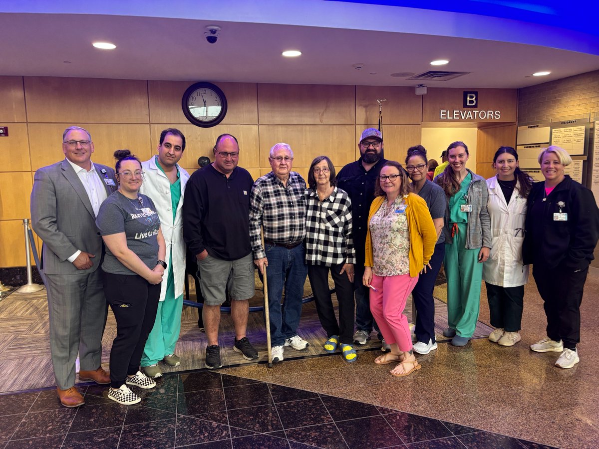 Imagine being far from home, your loved one seriously ill in an unfamiliar hospital, and you haven't slept in days. This was reality for the VanAernam family when Colleen, 77, suffered a ruptured heart valve. Read how our team gave her a fighting chance: ow.ly/clbt50WaaQf