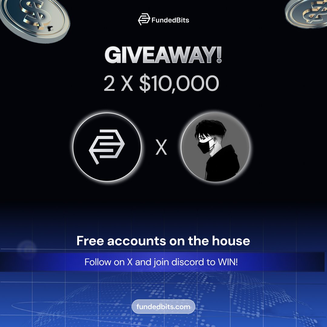 JALO CEO🇹🇷 (@jalo_fx) on Twitter photo 2x10k giveaway alert 🎁
Rules to enter
1. Follow
<a href="/fundedbits/">Funded Bits</a>
<a href="/Jalo_Trades/">JALO || CEO 🇹🇷</a>
2.Join Fundedbits Discord
discord.gg/9DspuupTBv
3. Like & Repost
4. Tag 3 traders in comments
To be eligible Also follow
<a href="/katsinawa_/">Xaulord📊</a>
<a href="/Amarn_m/">AMARN 🧡❤️🧡</a>
<a href="/armytrader365/">Armytrader 🥷</a> 2x10k giveaway alert 🎁
Rules to enter
1. Follow
<a href="/fundedbits/">Funded Bits</a>
<a href="/Jalo_Trades/">JALO || CEO 🇹🇷</a>
2.Join Fundedbits Discord
discord.gg/9DspuupTBv
3. Like & Repost
4. Tag 3 traders in comments
To be eligible Also follow
<a href="/katsinawa_/">Xaulord📊</a>
<a href="/Amarn_m/">AMARN 🧡❤️🧡</a>
<a href="/armytrader365/">Armytrader 🥷</a>