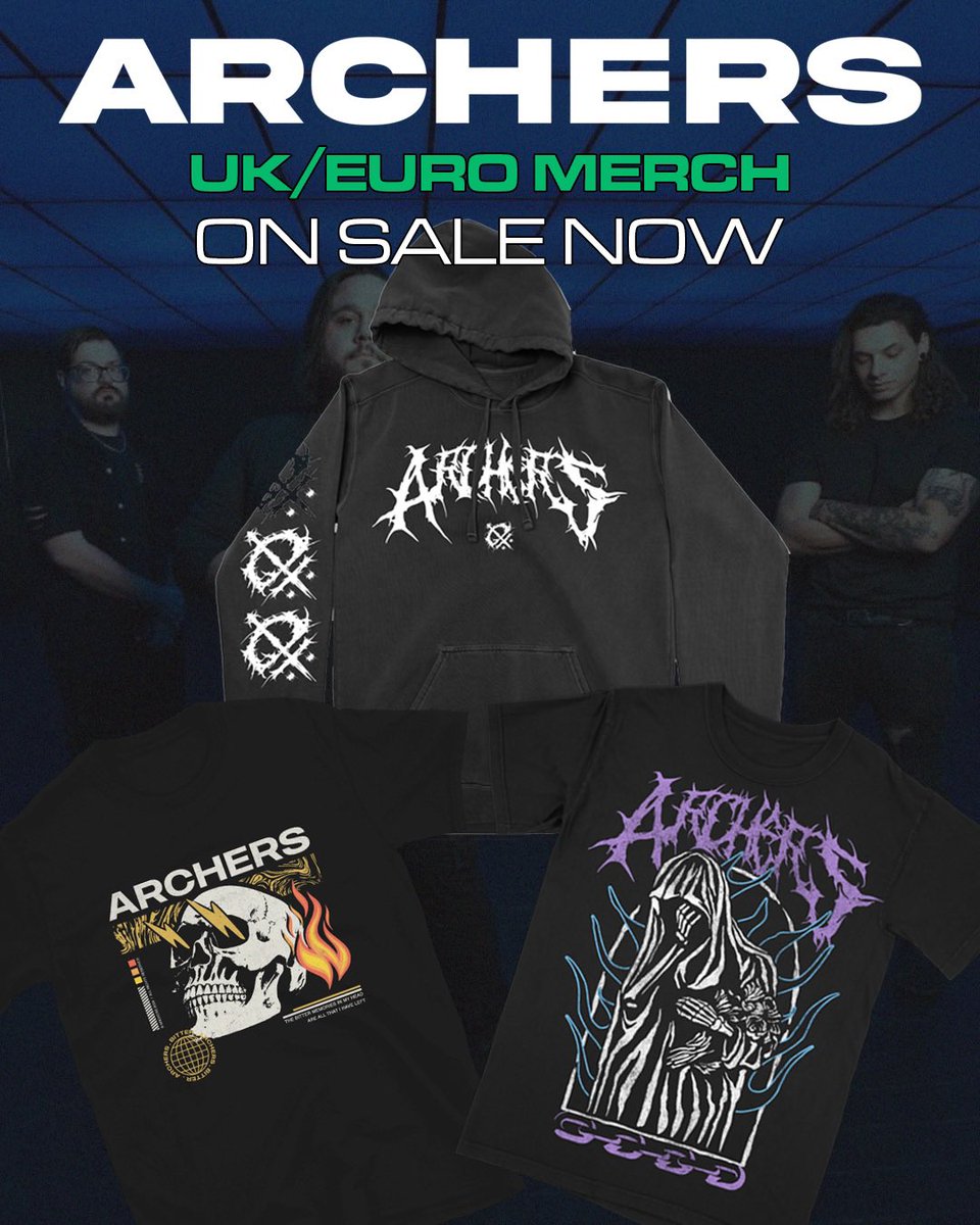 The remaining inventory from our first EU / UK tour is available until it’s gone. Items ship from Europe. Nothing will be restocked so act fast. 

archers.commer.ch