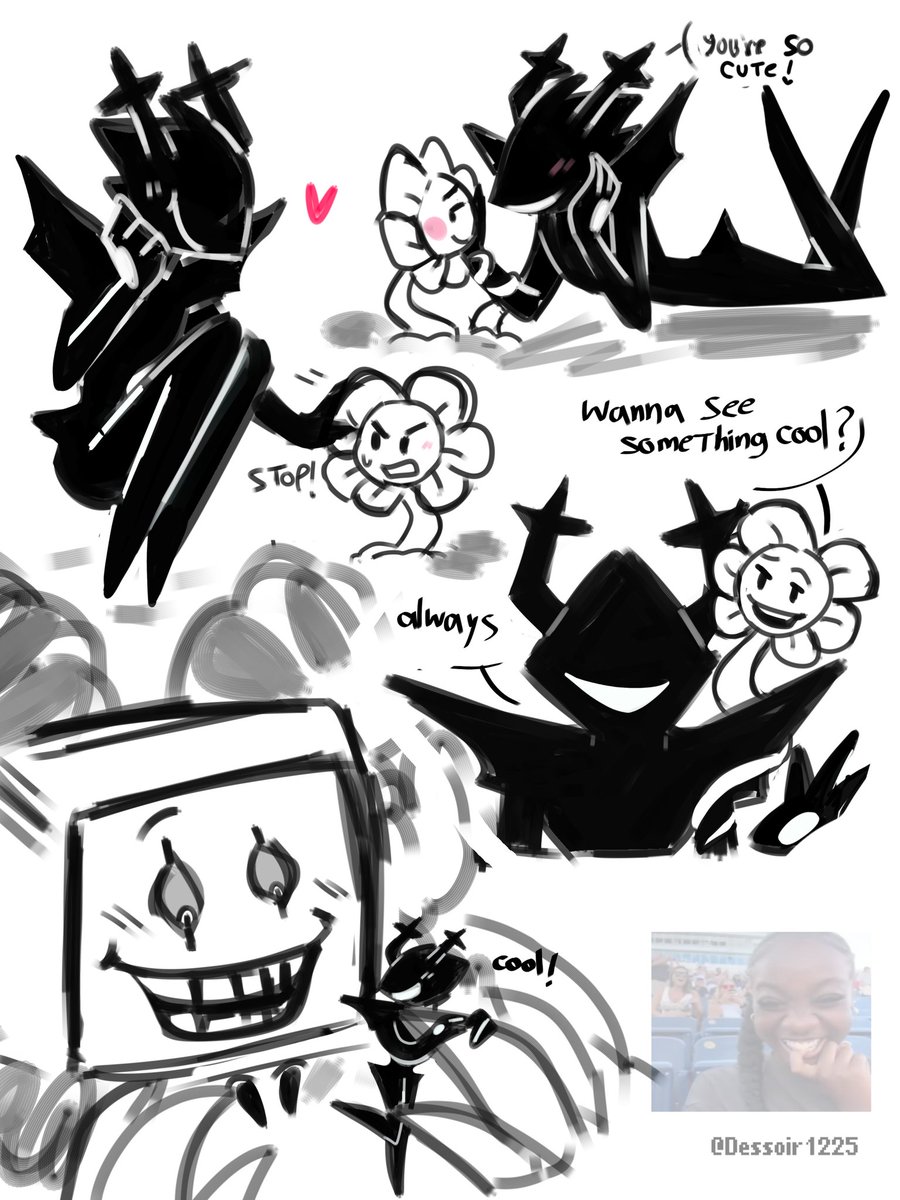 Could someone please crush them? I can't- #Dessriel #DELTARUNE
