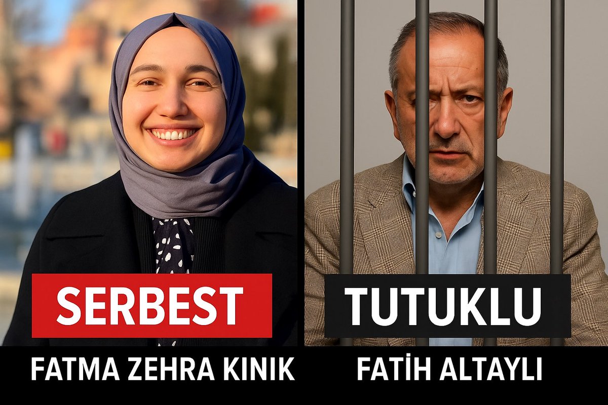 Soldaki 1 kişinin ölümüne 3 kişinin yaralanmasına sebep olmaktan yargılandı. 1 gün bile tutuklu kalmadı.

Sağdaki gazeteci Fatih Altaylı. Türkiyenin en çok izlenen gazetecisi. Bir açıklamasından dolayı tutuklandı.

Yazık.
Çok yazık.