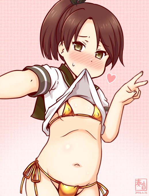 「手紙だよ。ちゃーんと見とけよー///」

#艦これ版真剣お絵描き60分一本勝負_20250622
#敷波 