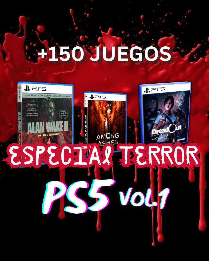 🔴 NUEVO VIDEO 🔴
🔥 ¡Ya disponible! Especial Terror PS5: Más de 150 Juegos Físicos para tu Colección - Vol. 1 en YouTube. 🎮 Toma nota de esta lista completamente terrorífica: youtu.be/7SbSf1sDnaw #EspecialTerrorPS5 #TerrorFisicoPS5 #PS5Horror