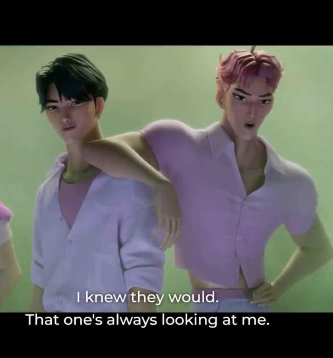 No way that is not Eunwoo and Moonbin it checks out too good. K-pop demon hunters, I see you.