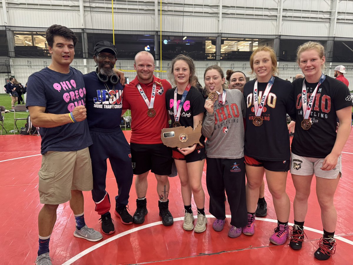 The Mount Union crew at the National Duals!! Great job everyone!!